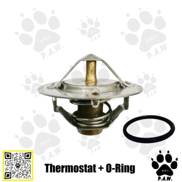 Second image of Thermostat for Nissan Vanette C22, Sunny 120Y/130Y/B11, Urvan E23/E24, Bluebird, AD Van VB11 CR12 82°C (With Oring)