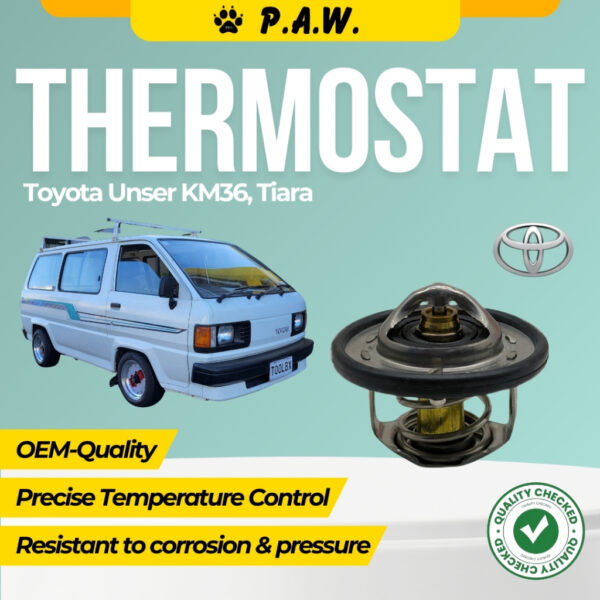 Thermostat for Toyota Unser KM36, Tiara 82°C (With Oring)