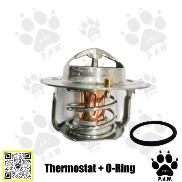 Second image of Thermostat for Mitsubishi Mirage 2013, ASX GA2W, Lancer CY1A/CY2A 87°C (With Oring)