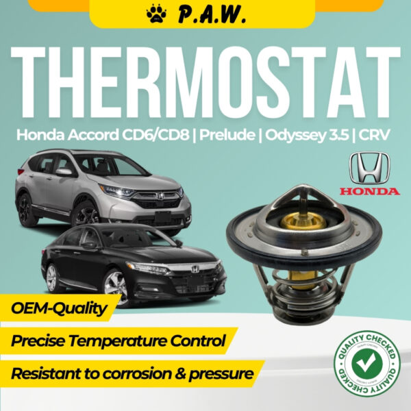 Thermostat for Honda Accord CD6/CD8, Prelude, Odyssey 3.5, CRV 78°C (With Oring)