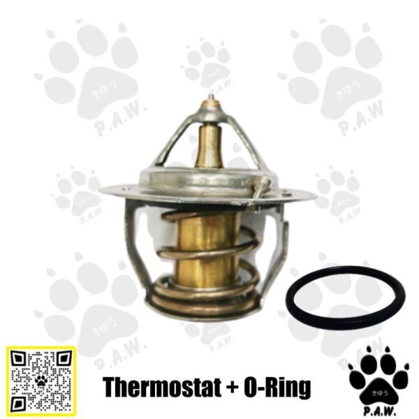 Second image of Thermostat for Kia Forte 1.6, Optima, Cerato K3/K5, Spectra 5 & Hyundai Elantra New, Grand i10 82°C (With Oring)