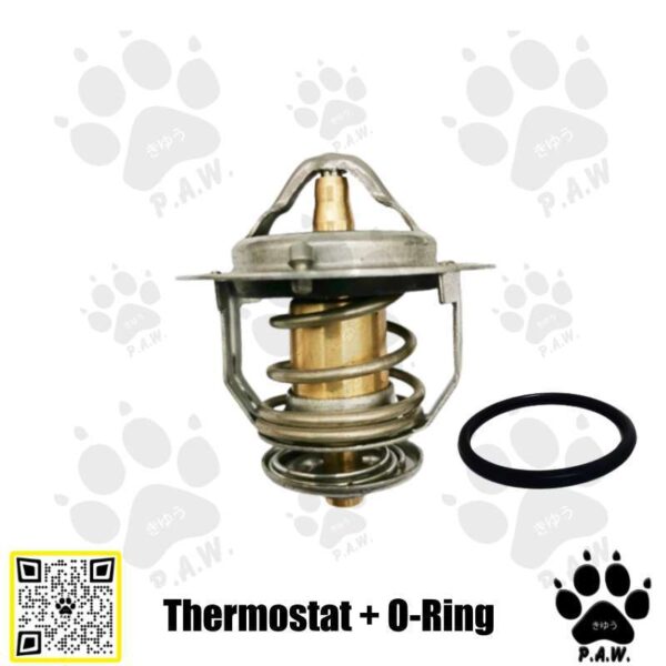 Second image of Thermostat (LONG) for Nissan Serena C24, X-Trail T30/T31, Murano 82°C (With Oring)