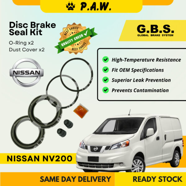 Disc Brake Seal Kit For NISSAN NV200 (Front) (Half Set)