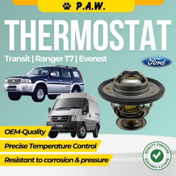 Thermostat for Mazda Ford Ranger T6/T7/2.2/3.2 2015-2019, Transit V348 2006, Everest 2015-2019 88°C (With O ring)