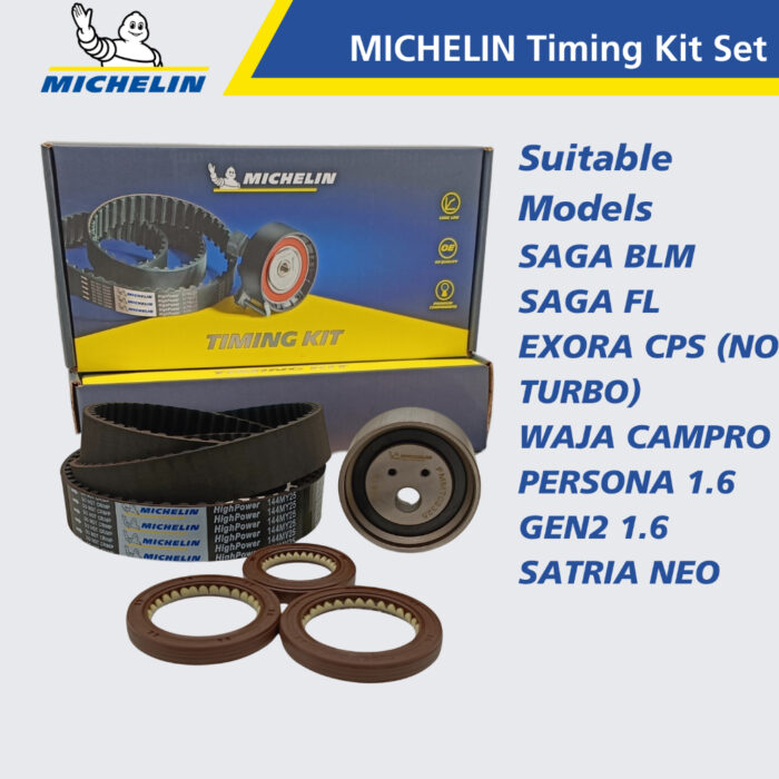 MICHELIN Proton Saga BLM, Gen2, Persona 1.6, Waja Campro, Exora CPS, Saga FL, Satria Neo Timing Kit Set 144MY25