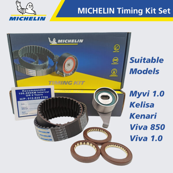 MICHELIN Perodua Kelisa, Kenari, Myvi 1.0, Viva 850, Viva 1.0 Timing Kit Set 111Y25