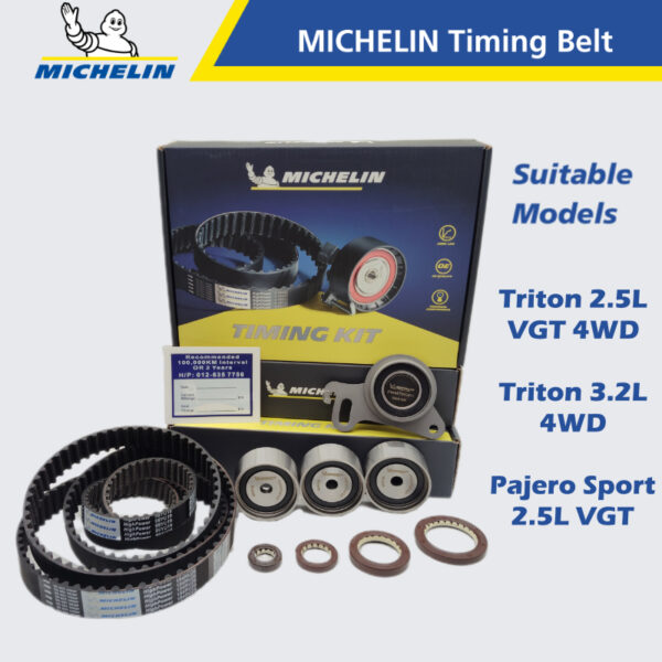 MICHELIN Mitsubishi Triton 2.5 VGT 4WD, Triton 3.2 4WD, Pajero Sport VGT Timing Kit Set 154RU25 99YU19