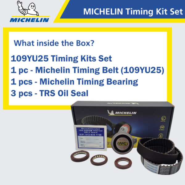 Second image of MICHELIN Proton Waja 1.6 Timing Kit Set 109YU25