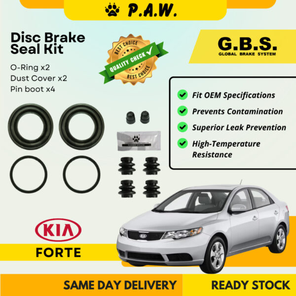 GBS Disc Brake Seal Kit For Kia Forte 2012'~2016 (Rear) (Full Set)