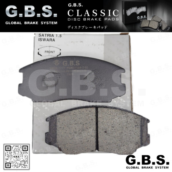 Second image of Proton Saga 12V Wira 1.5 Kembara Satria 1.3 1.5 GBS Classic Front Brake Pad Depan Brek