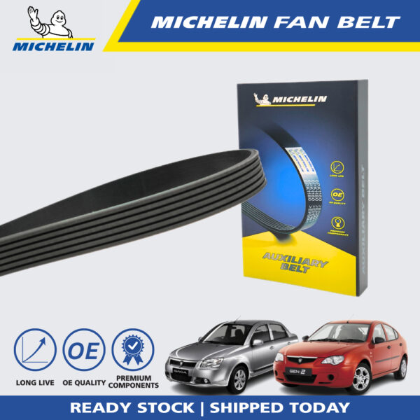 Second image of MICHELIN Proton Gen2, Saga Blm, Satria Neo, Exora Fan Belt (6PK1675 / 6PK1677)