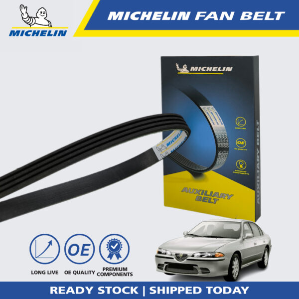 Second image of MICHELIN Proton Perdana V6, Mitsubishi FTO V6 24V 2.0, Honda Accord SA6Y 1.8 Fan Belt (4PK945)