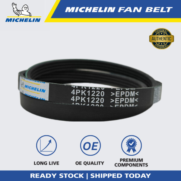 MICHELIN Toyota Vios NCP93 1.5 , Vios NCP150, Toyota Yaris 1.5 Fan Belt (4PK1220)