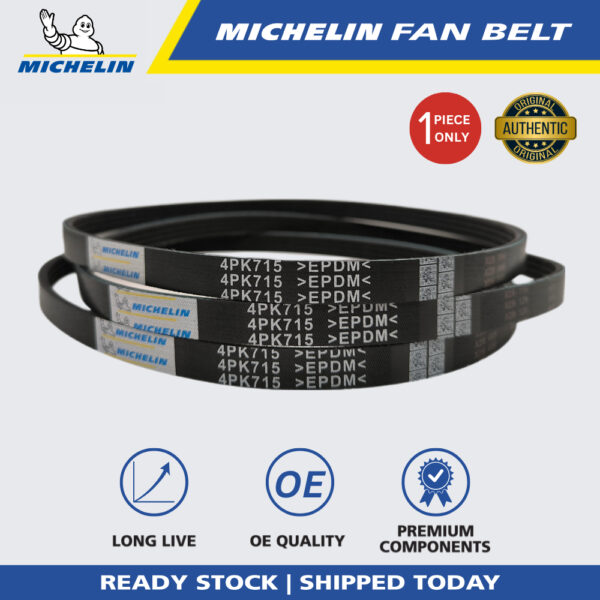 MICHELIN Perodua Kenari, Kelisa, Myvi 1.0, Viva 850 660 Fan Belt (4PK715)