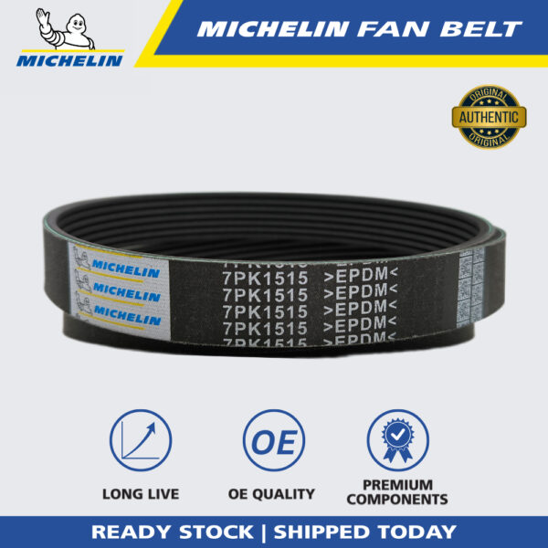 MICHELIN Toyota Hilux KUN25 KUN26 KUN40, Fortuner KUN50 KUN60 Fan Belt (7PK1515 / 7PK1516)