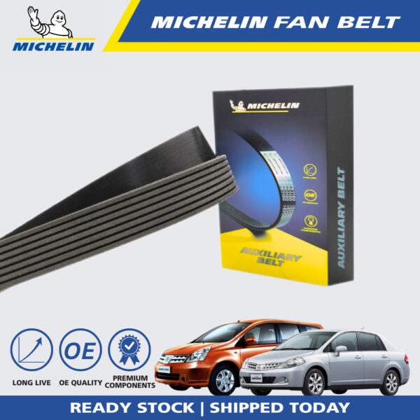 Second image of MICHELIN Nissan Latio SC11 1.6, Livina L10 1.6, NV200 1.6 Fan Belt (7PK1140)