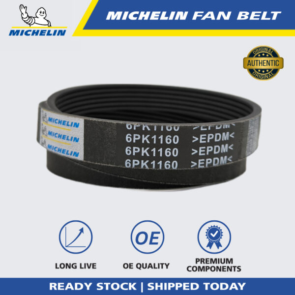 MICHELIN Perodua Bezza 1.3, Myvi Icon 1.5 Fan Belt (6PK1160 / 6PK1162)
