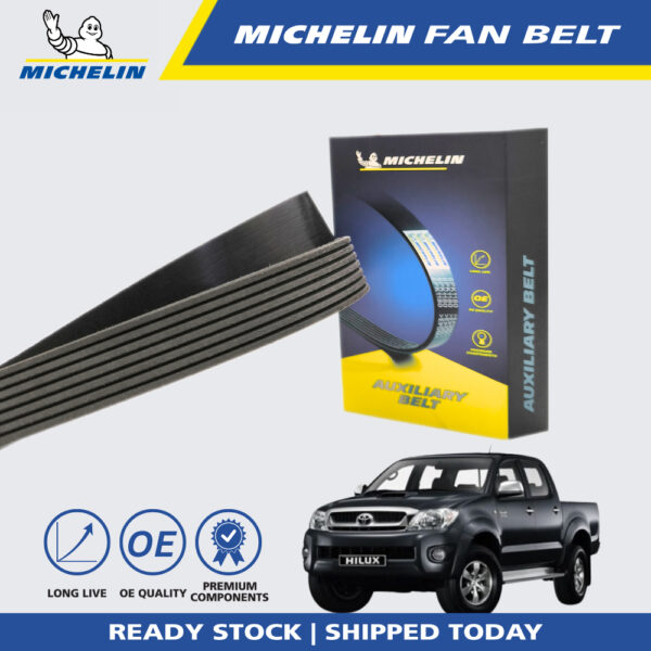 Second image of MICHELIN Toyota Hilux KUN25 KUN26 KUN40, Fortuner KUN50 KUN60 Fan Belt (7PK1515 / 7PK1516)