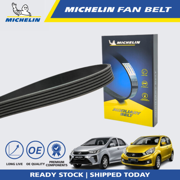 Second image of MICHELIN Perodua Bezza 1.3, Myvi Icon 1.5 Fan Belt (6PK1160 / 6PK1162)