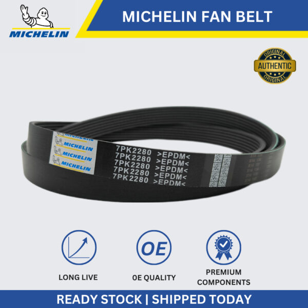 MICHELIN Toyota Hiace TRH201 TRH221 2.7 Fan Belt (7PK2280)