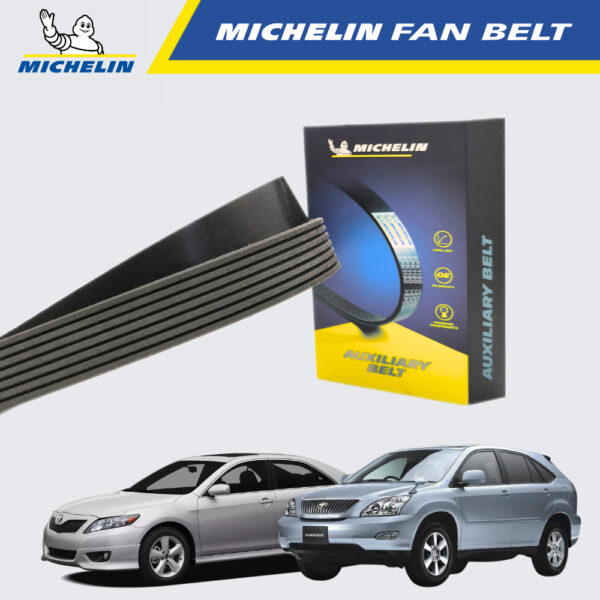 Second image of MICHELIN Toyota Camry 2.4, Harrier ACU30 2.4, RAV4, Caldina 2.0 Fan Belt (7PK1955)