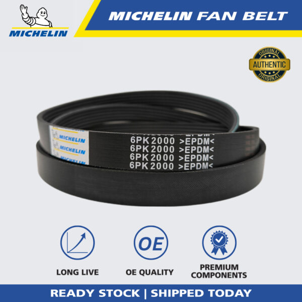 MICHELIN Hyundai Santa 2.7, Alfa Romeo GTV 3.0 Fan Belt (6PK2000)