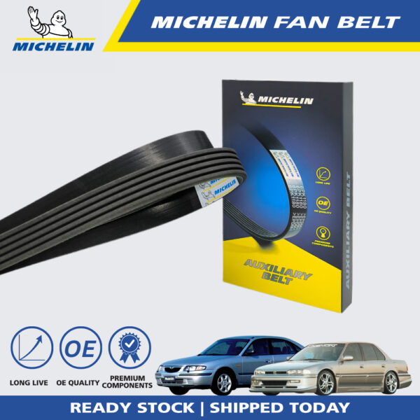 Second image of MICHELIN Mazda 626 1.8 2.0, Accord SM4 1.8, 2.0 A/C Fan Belt (5PK955)