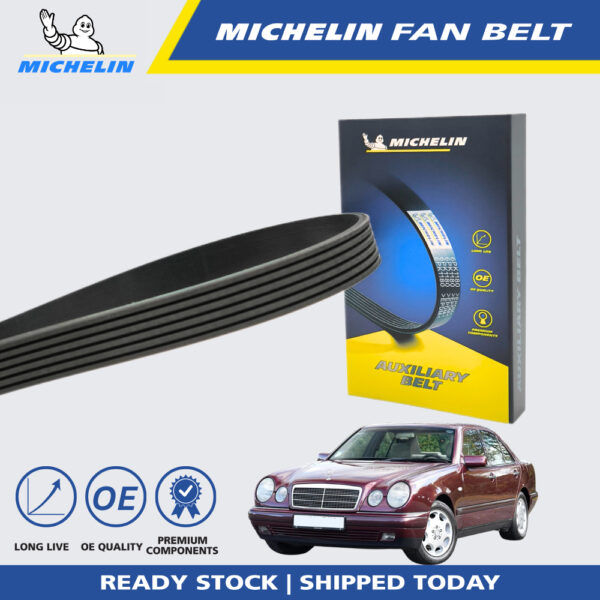 Second image of MICHELIN Mercedes-Benz S280, E240, E280 W210 V6 1997 Fan Belt (6PK2390)