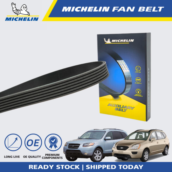 Second image of MICHELIN Hyundai Santa FE V6 2.7, Kia Rondo V6 2.7 Fan Belt (6PK2055)