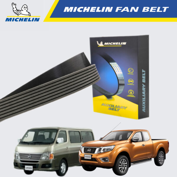Second image of MICHELIN Nissan Urvan E25 2.5 3.0, Navara NP300 2.5 (Diesel) Fan Belt (7PK1750)