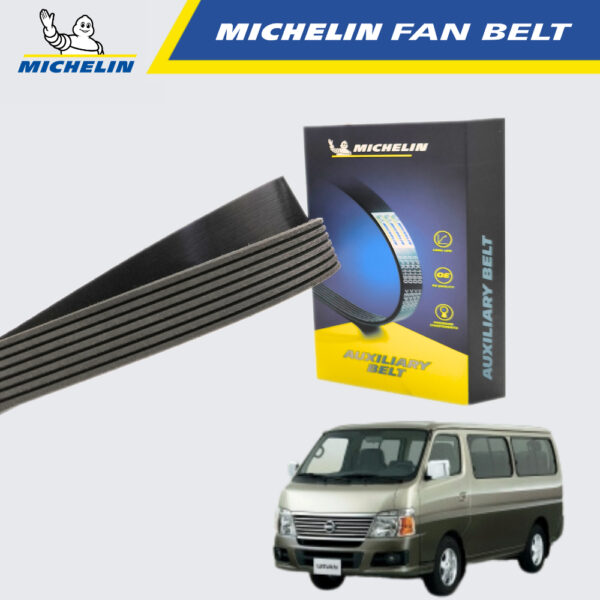 Second image of MICHELIN Nissan Urvan E25 Fan Belt (7PK1755)