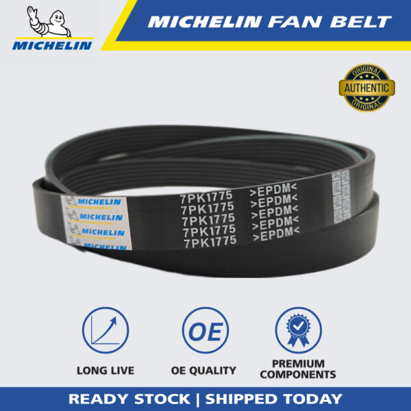 MICHELIN Honda Oddysey RB1 2.4, Stream 2.0 RN1/2/3/4/5, Nissan Urvan E25 Fan Belt (7PK1775)