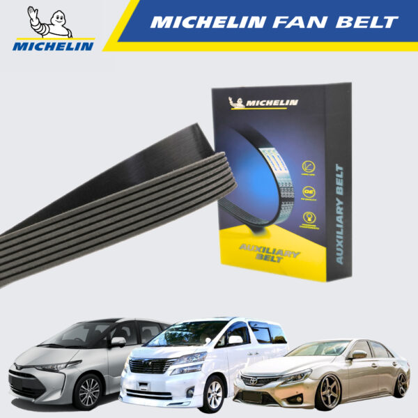 Second image of MICHELIN Toyota Estima AR50 GSR50 3.0 2006, Vellfire 3.5 2008, Mark X IS250 Fan Belt (7PK1550)