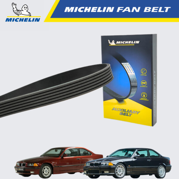 Second image of MICHELIN BMW 325I 328I E36 Fan Belt (6PK1550)