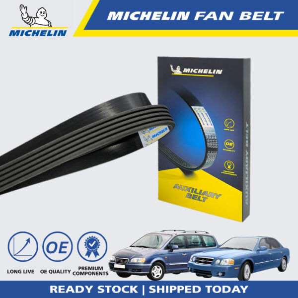 Second image of MICHELIN Hyundai Trajet Sonata 5, Kia Optima, Mitsubishi Space Wagon, Grandis N84 Fan Belt (5PK1390)