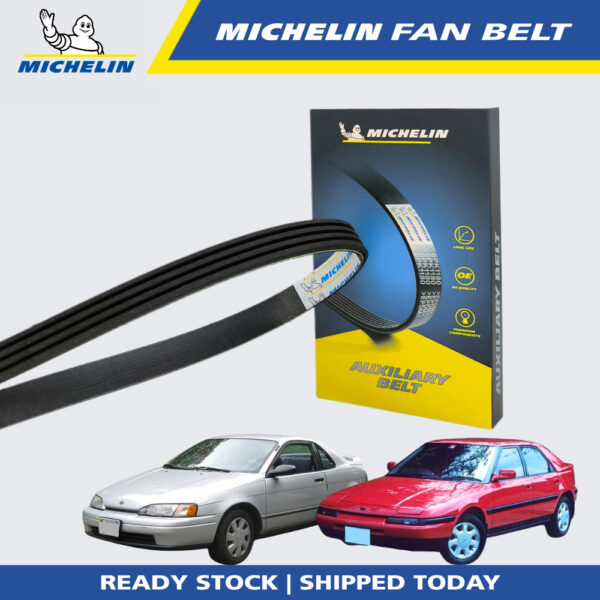 Second image of MICHELIN Toyota Cynos, Nissan Sentra B14, Mazda Astina, Ford Lynx, Mazda Lantis Fan Belt (4PK1020)