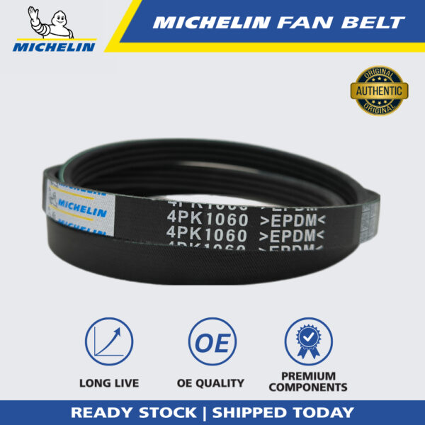 MICHELIN Mitsubishi Storm L200 V6, Pajero V31, Honda SV4, Odyssey RA1 RA2 RA3 RA4 Fan Belt (4PK1060)
