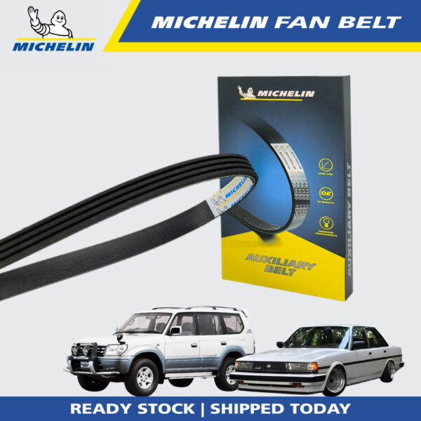 Second image of MICHELIN Toyota Prado RZJ95 2.7, Toyota Cressida GX71 2.0, Toyota Crown 2.0 Fan Belt (4PK1110)