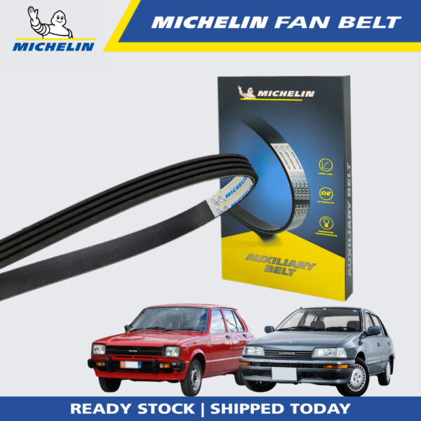 Second image of MICHELIN Toyota Starlet KP60, Daihatsu Charade 1.3 1.6, Naza Sutera, Hyundai Getz Fan Belt (4PK835)