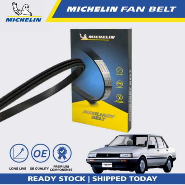 Second image of MICHELIN Toyota Corolla AE80 1.3, AE92 1.6, AE101 1.6, AE111 1.6, ST150 Fan Belt (3PK630)