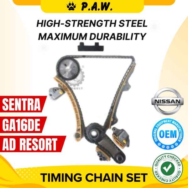 164L/66L Nissan C33 QR25DE Chain (Full Set) GloBelt Timing Chain Set