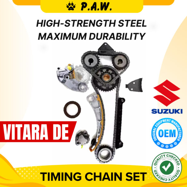 98S/56S Suzuki Vitara DE 16V 2.0, J18A J20A Chain (12/Set) Full Set(SZ101) GloBelt Timing Chain Set