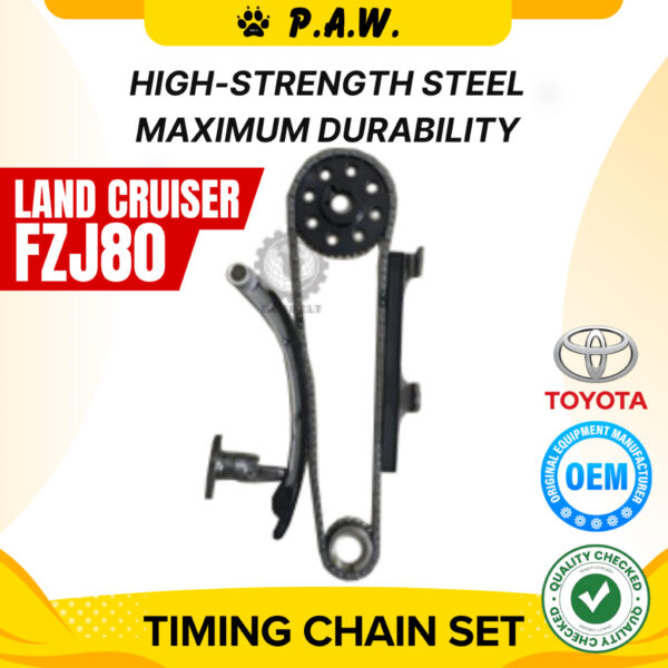 Toyota Land Cruiser FZJ80 4.5 V6, 1FZ-FE 2003-2006 Chain (TY125/TO-20B) GloBelt Timing Chain Set