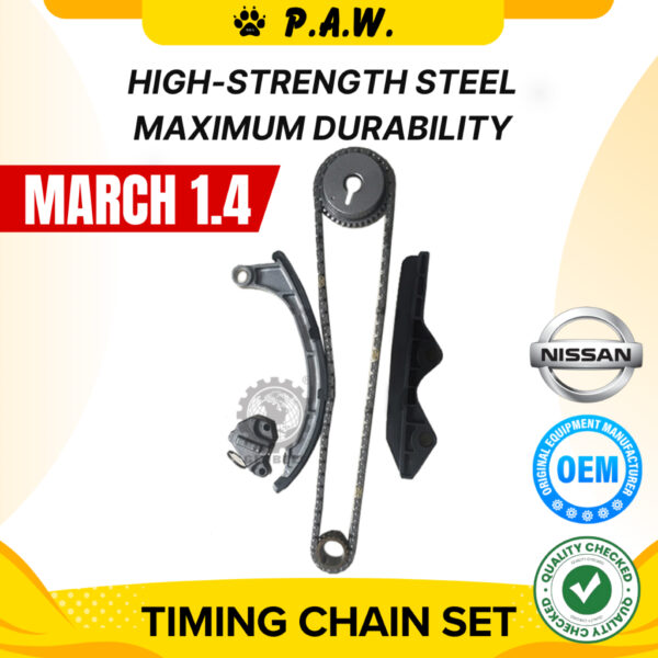 144L Nissan March 1.4 2003 CR12DE CR14DE Chain GloBelt Timing Chain Set