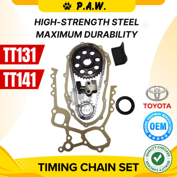 60D TT131 TT141 YH80 YM31 1Y 2Y 3Y 4YEV Chain (KA-03/KA-04) GloBelt Timing Chain Set