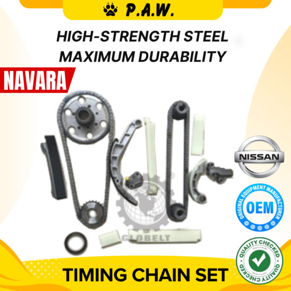 94S/92D Nissan Navara D40 2.5CC YD25DDT YD22 Z20S Chain (Lower Single Gear) GloBelt Timing Chain Set