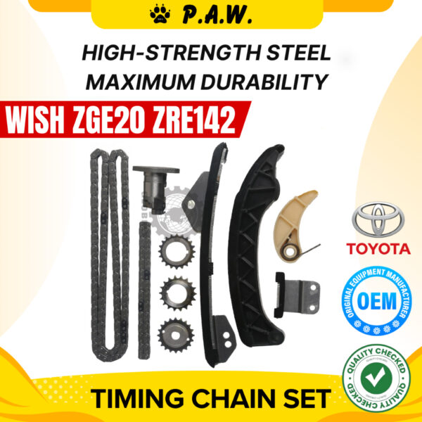 140S/52S Toyota Wish 1.8 ZGE20 ZRE142, 1ZR 2ZRFE Chain GloBelt Timing Chain Set