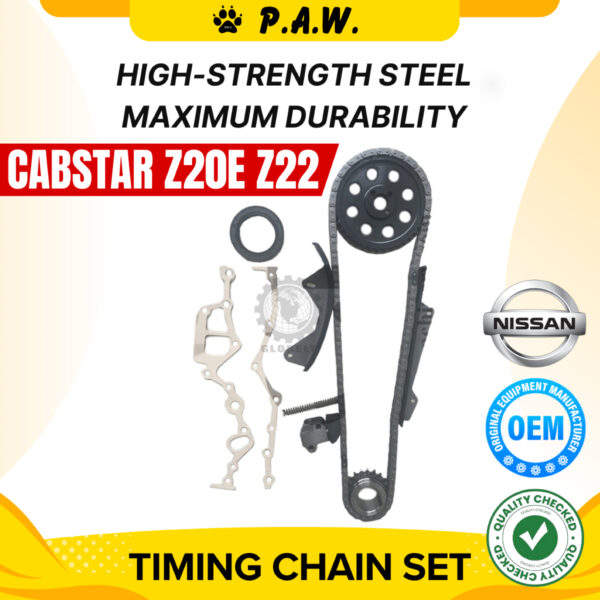 102D Nissan Cabstar Z20E Z22 2.0 (Double) Chain (8/Set) GloBelt Timing Chain Set