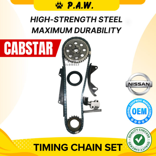 98D Nissan Cabstar D21 2.0L 2.2L SOHC Z16,Z18,Z20,Z22 (Double) Chain (9/Set) GloBelt Timing Chain Set