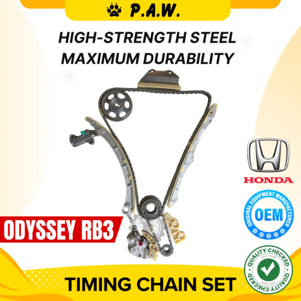 176L/62L Honda Odyssey 2.4 RB3 KA24Y2 K24Z2 K24Z3 K24Z6 K24Z7 Chain (11/Set) (Full Set) GloBelt Timing Chain Set